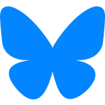 bluesky social media logo